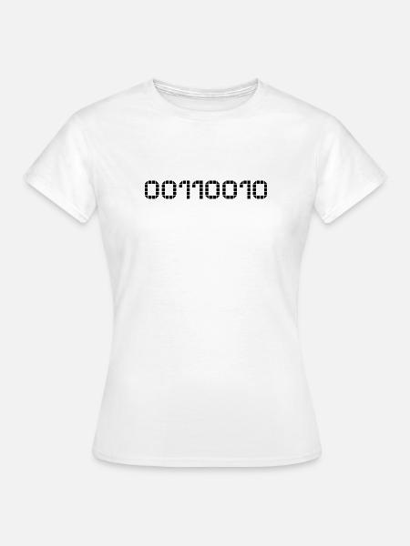 Binäre Schreibweise - 50 - Frauen T-Shirt - Weiß