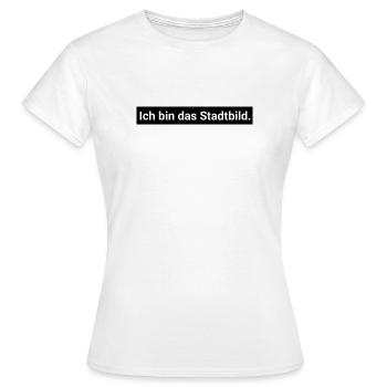 Paysage urbain - T-shirt Femme - blanc - Devant - AI Model Female 172 dark (172cm)