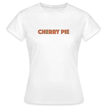 Police néon cherry pie - T-shirt Femme - blanc - Devant - AI Model Female 172 dark (172cm)