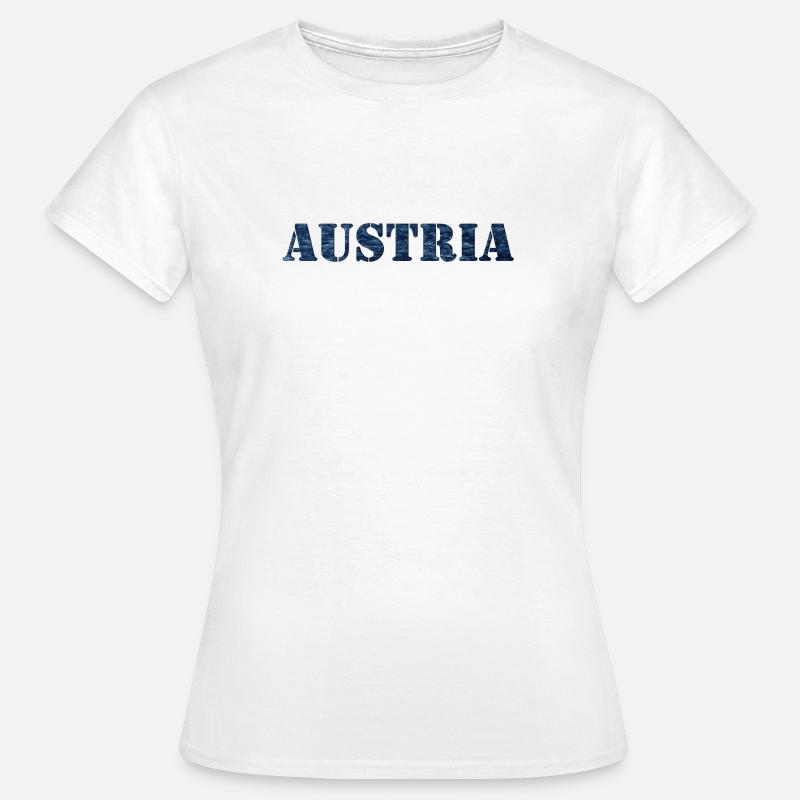 AUSTRIA - Frauen T-Shirt - Weiß