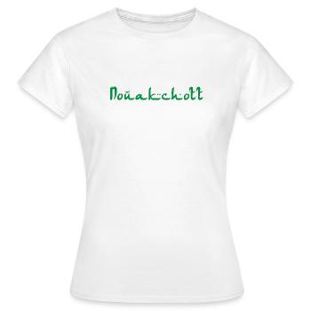 Nouakchott Mauritanie - T-shirt Femme - blanc - Devant - AI Model Female 172 dark (172cm)