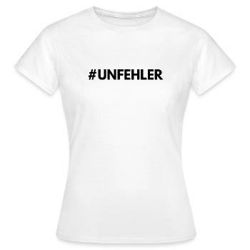 #Unfehler - Frauen T-Shirt - Weiß - Vorne - AI Model Female 172 dark (172cm)