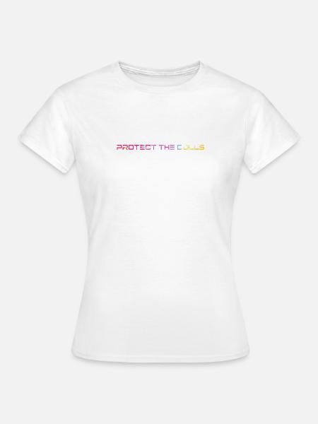 Protect_the_Dolls_bunt_ - Frauen T-Shirt - Weiß