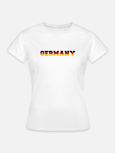 Deutschland T-Shirt Germany - Frauen T-Shirt - Weiß