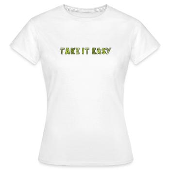 Calme-toi - T-shirt Femme - blanc - Devant - AI Model Female 172 dark (172cm)