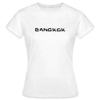Bangkok noir - T-shirt Femme - blanc - Devant - AI Model Female 172 dark (172cm)