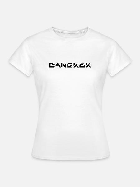 Bangkok schwarz - Frauen T-Shirt - Weiß