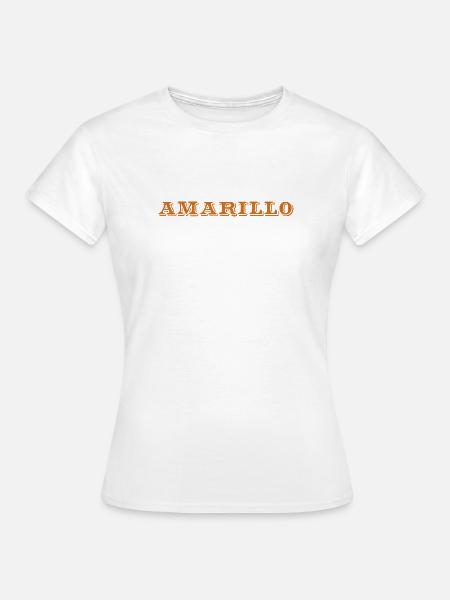 Amarillo Texas - Frauen T-Shirt - Weiß