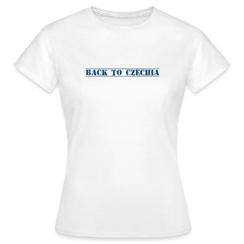 Tchéquie, République tchèque - T-shirt Femme - blanc - Devant - AI Model Female 172 dark (172cm)