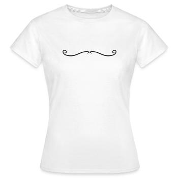 Gamme d’ornements - T-shirt Femme - blanc - Devant - AI Model Female 172 dark (172cm)