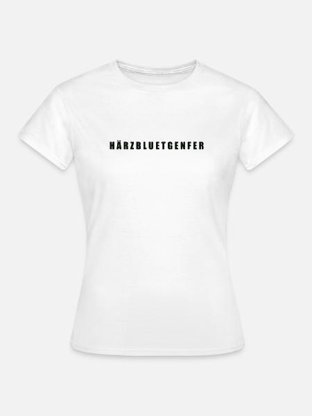 Härzbluetgenfer Kanton Genf - Frauen T-Shirt - Weiß