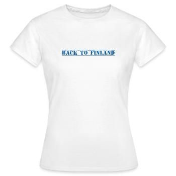 Finlande Finlande - T-shirt Femme - blanc - Devant - AI Model Female 172 dark (172cm)