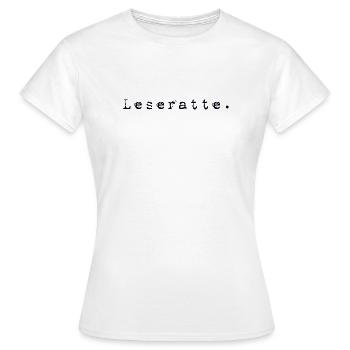 Leseratte - Frauen T-Shirt - Weiß - Vorne - AI Model Female 172 dark (172cm)