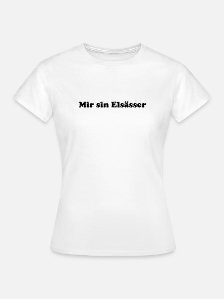 Mir_Sin_Elsasser - Frauen T-Shirt - Weiß