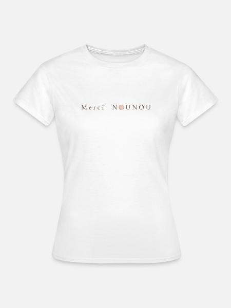 Botschaft der Anerkennung – Danke, Nanny - Frauen T-Shirt - Weiß