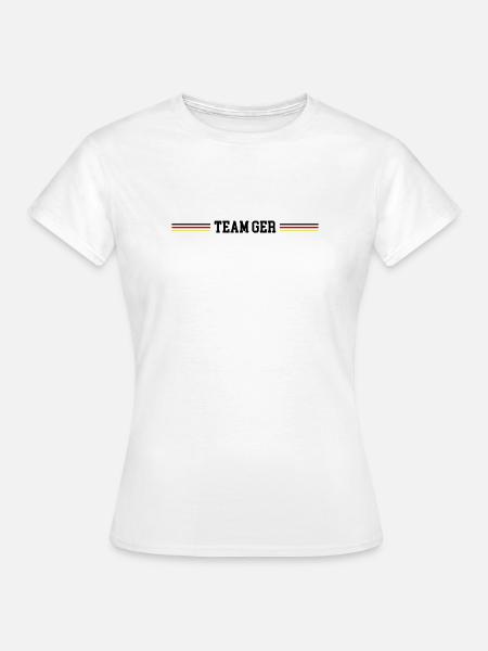 Team Germany - Frauen T-Shirt - Weiß