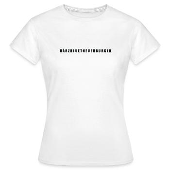 Härzbluetneuenburger Kanton Neuenburg - Frauen T-Shirt - Weiß - Vorne - AI Model Female 172 dark (172cm)