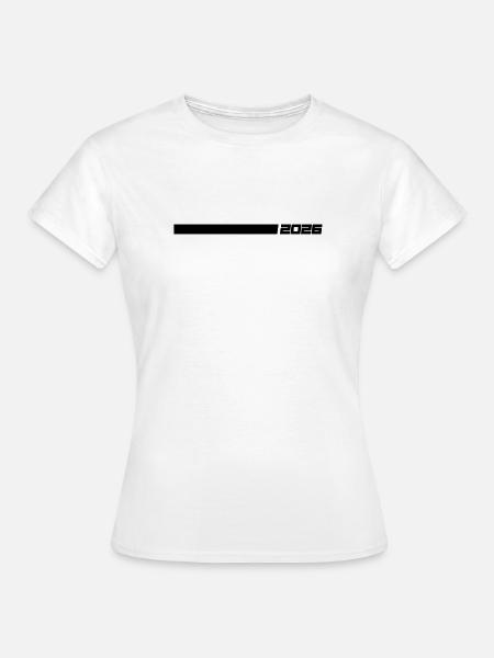2026 Linie - Frauen T-Shirt - Weiß