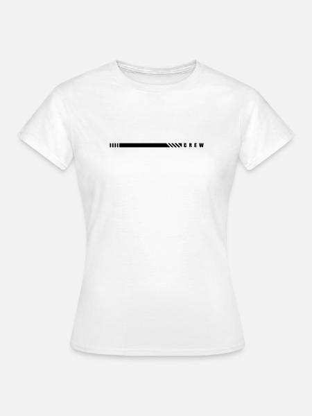 CREW - Frauen T-Shirt - Weiß