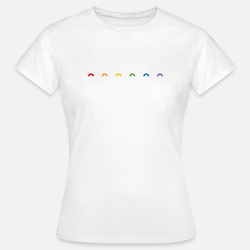 🌈❤️Rainbow rainbow🏳️ 🌈 - Women's T-Shirt - white