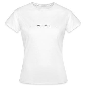team_member_01- - T-shirt Femme - blanc - Devant - AI Model Female 172 dark (172cm)