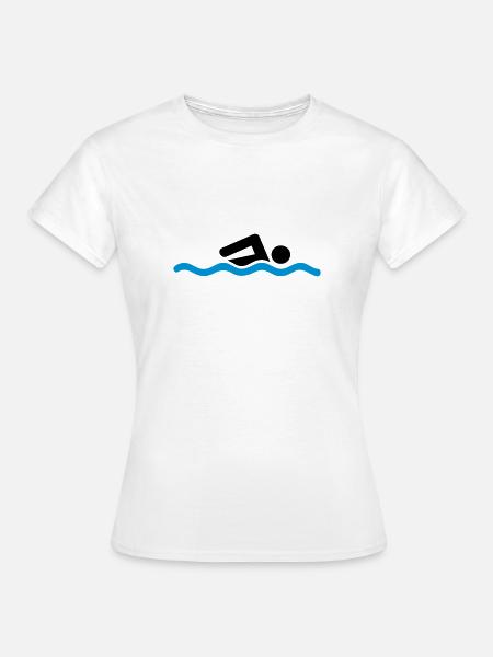 swimmer - Women's T-Shirt - white