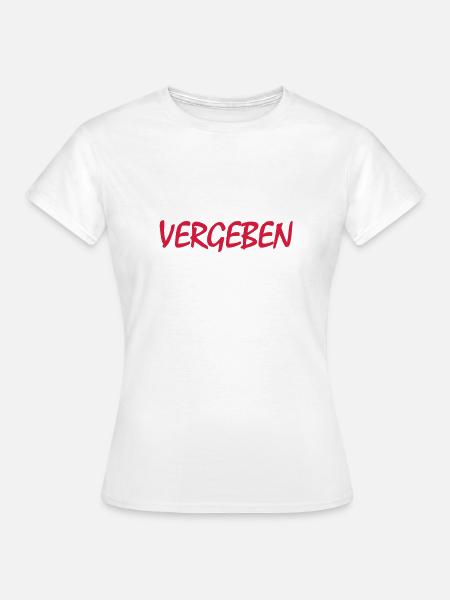 Vergeben - Frauen T-Shirt - Weiß