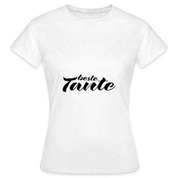 tante 2023 2f 16 - Frauen T-Shirt - Weiß - Vorne - AI Model Female 172 dark (172cm)
