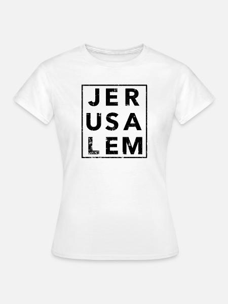 Jerusalem - Frauen T-Shirt - Weiß