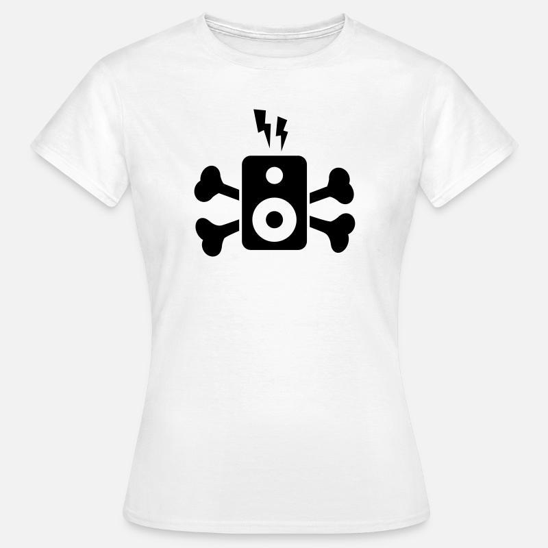 MUSIC BOX FLASH BONES - Women's T-Shirt - white