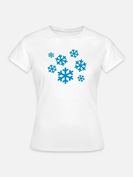 Schnee - Frauen T-Shirt - Weiß