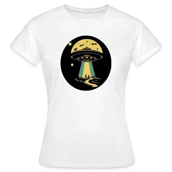 UFO - Women's T-Shirt - white - Front - AI Model Female 172 dark (172cm)