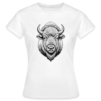 Buffle - T-shirt Femme - blanc - Devant - AI Model Female 172 dark (172cm)