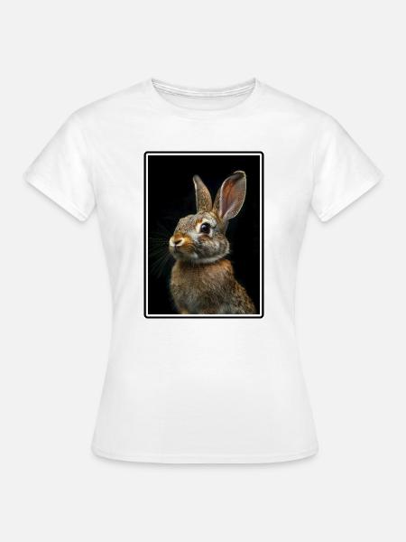 Hasen Hase - Frauen T-Shirt - Weiß