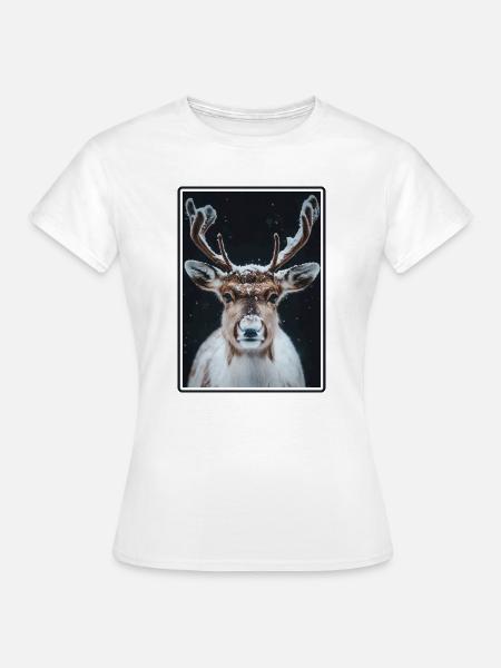 Rentiere Rentier - Frauen T-Shirt - Weiß