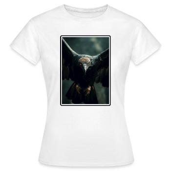 Vulture - Women's T-Shirt - white - Front - AI Model Female 172 dark (172cm)