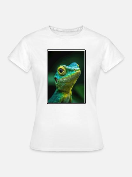Eidechsen Eidechse - Frauen T-Shirt - Weiß