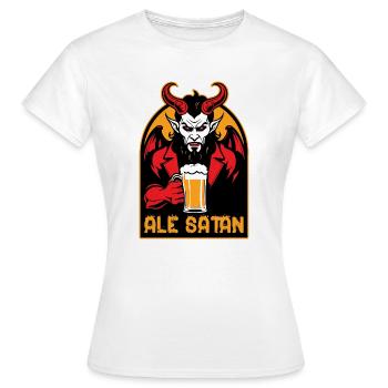 Ale Satan - Frauen T-Shirt - Weiß - Vorne - AI Model Female 172 dark (172cm)