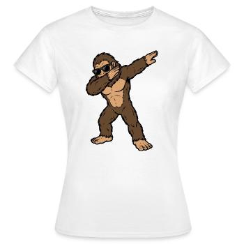 Bigfoot Dab Sunglasses - Women's T-Shirt - white - Front - AI Model Female 172 dark (172cm)