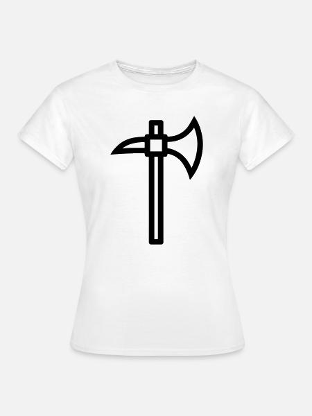 Axt - Frauen T-Shirt - Weiß