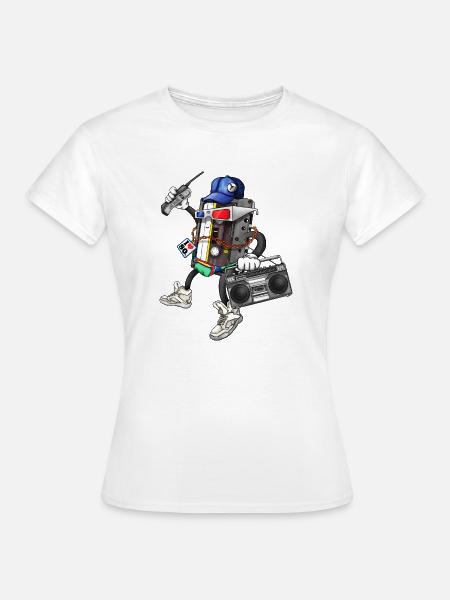 80s Retro Funky Design - Women's T-Shirt - white