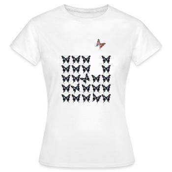 be different - Women's T-Shirt - white - Front - AI Model Female 172 dark (172cm)