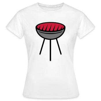 Grill - T-shirt Femme - blanc - Devant - AI Model Female 172 dark (172cm)
