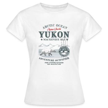 Yukon - Polar Bear - Eisbär - Frauen T-Shirt - Weiß - Vorne - AI Model Female 172 dark (172cm)