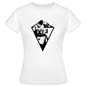 ill61 Aventure de survie - T-shirt Femme - blanc - Devant - AI Model Female 172 dark (172cm)