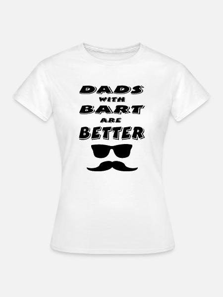 Bart - Frauen T-Shirt - Weiß