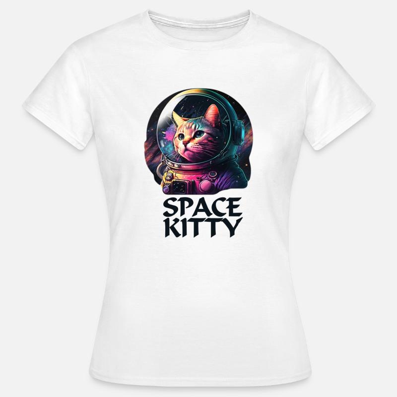 Space Kitty - Women's T-Shirt - white
