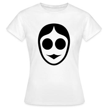 clown - T-shirt Femme - blanc - Devant - AI Model Female 172 dark (172cm)