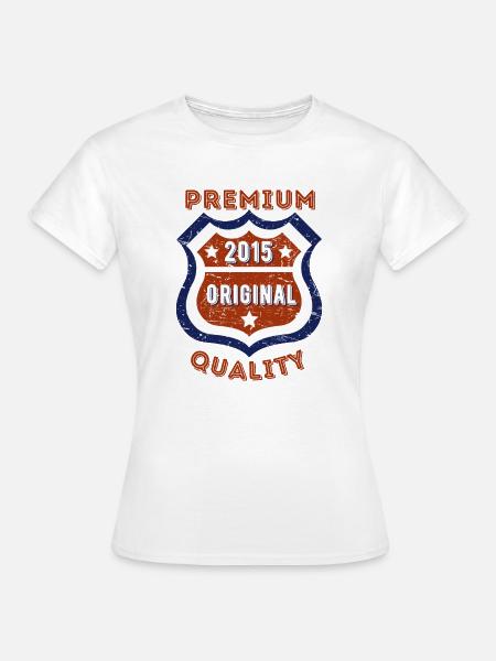 Premium-Qualität 2015 - Frauen T-Shirt - Weiß