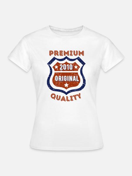 Premium-Qualität 2010 - Frauen T-Shirt - Weiß